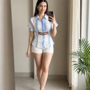 Striped Short-Sleeve Shirt